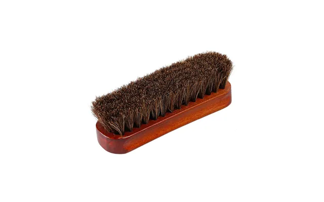 Customized Color 15cm Curved Shoe Brush With Horse Hair