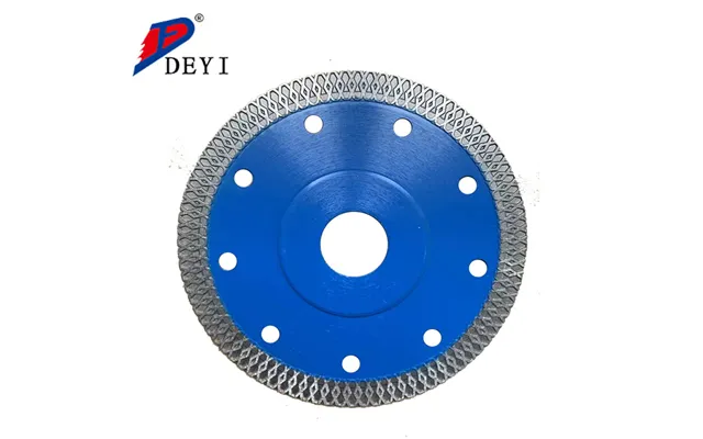Deyi Oem 105mm Diamond Turbo Tile Cutting Saw Blade Power Tools For Hot Pressed Saw Blade Cutting Machine
