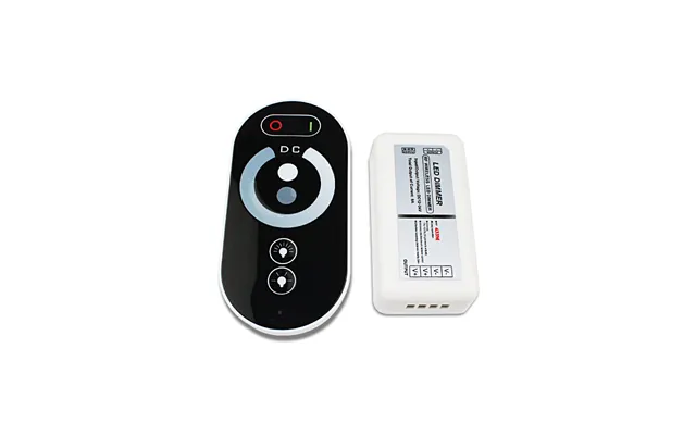 Dimmer Led Touch Controller 24v 12vdc 12a Aluminum Shell 433mhz Rf Pwm 6keys Remote Control 216w Max Load Ce Certified