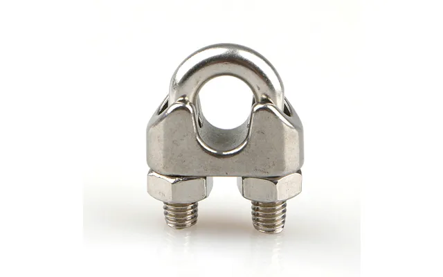 Din 741 Metric & Inch Stainless Steel 316 Highly Polished Wire Rope U-bolt Clamp For Marine Use