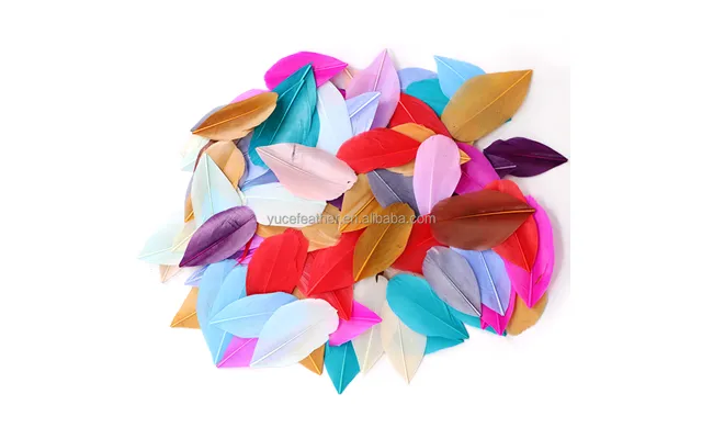 Diy Soft Cut Goose Feather Headdress 10-15cm Dyed Carnival Costume 100pcs Xinyuling Brand Costume Accessory China Zhejia
