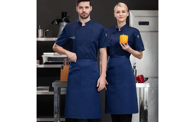 Double Breasted Button Classic Unisex Kitchen Restaurant Baking Cafe Catering Cooking Chef Jacket Cook Uniform Chef