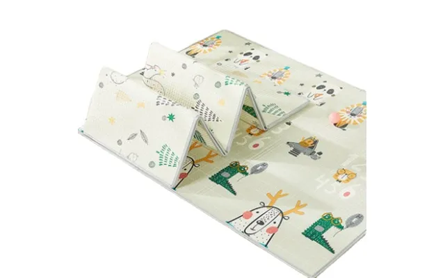 Double Size Folding Crawling Mat 2cm Thick Xpe Foam Carpet Easy To Carry Child's Play Mat For 0-3 Months Musical Toy Flo