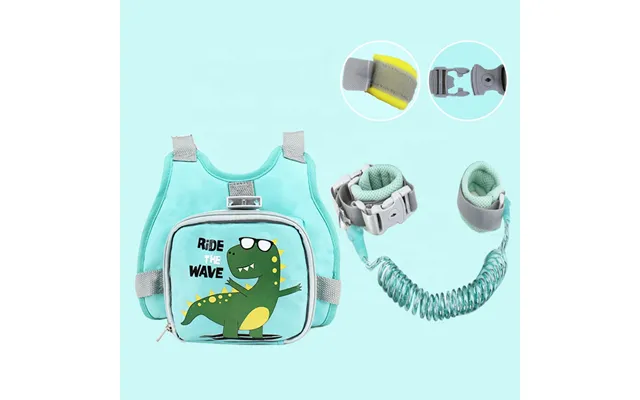 Durable 2.5m Length Steel Spring Leash Children Anti Lost Wrist Link Kid Walking Safety Harnesses With Storage Bag