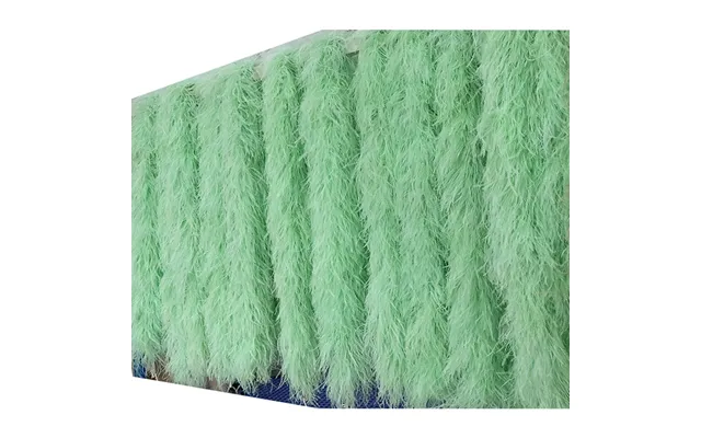 Dyed 10 Ply Plumas Gold Red Ivory Ostrich Feather Boa 2m Length For Craft Women Cloth Dress Carnival Party Xinyuling