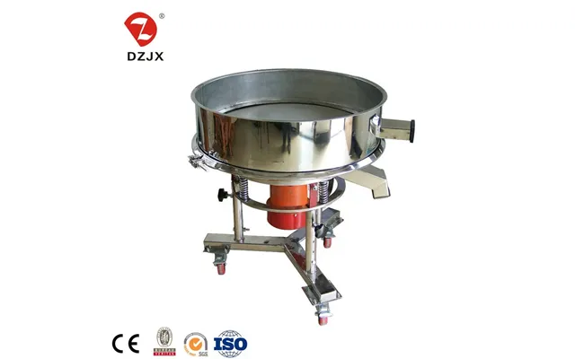Dzjx Small Size Xc Industrial Add Edge Vibration Screen Ceramic Slurry Vibrator Sifter For Liquid Vibrating Sieve For Pe