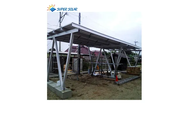 Easy Diy Installation Solar Mounting System Waterproof Solarglas Bipv Solar Carport