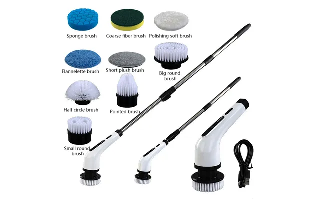 Electric Spin Scrubber Cordless Cleaning Brush Scrubber Multi-functional Cleaning Brush Scrubber For Bathroom Shower Car