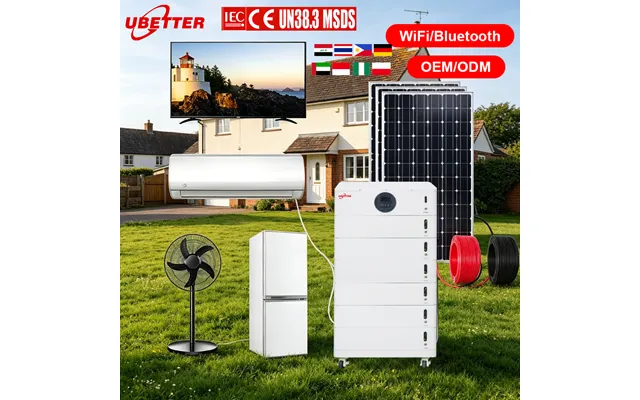 Eu Stock Hybrid Solar Power System 15wkh 10kw All In One 51.2v With Wifi Active Balancer Solar Panl Battery Home Energy 