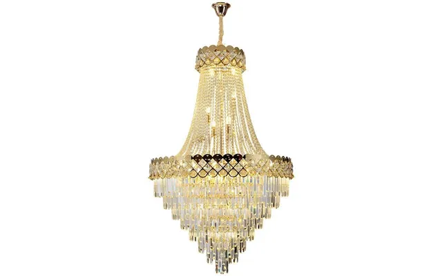 European Style Duplex Hollow Hall Spiral Staircase Stainless Steel Crystal Chandelier Wedding Hall Lustre