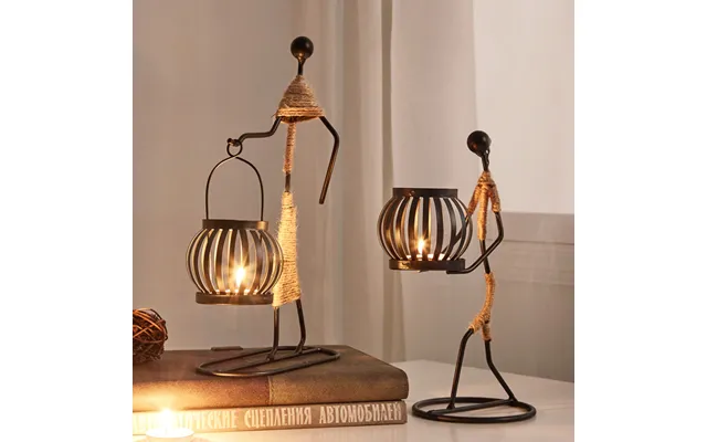 European Style Fancy Black Metal Handmade Candle Stand & Stick Holders For Weddings Easter Occasions-stickman Crafts