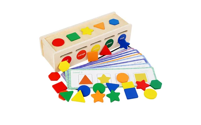 Factory Customize Children Intelligence Knowledge Color Shape Sorting Box Montessori Educational Matching Gift Toys For 