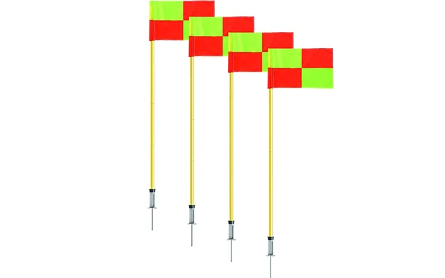 Factory Directly Flags With Logo Custom Print Double Sided Single Side Custom Football Soccer Corner Flag Yellow White P