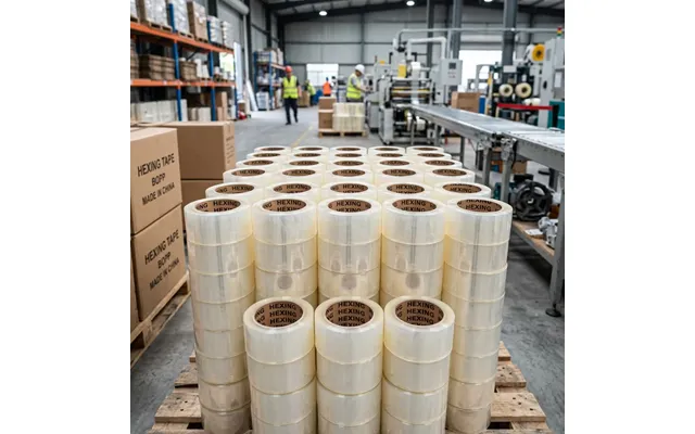 Factory Packing Opp Transparent Bopp Sticky Shipping Box Package Clear Adhesive Tape