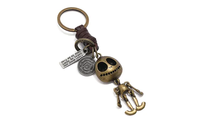 Fashion Jewelry Factory Outlet Sale Vintage Leather Key Ring Men Women Creative Keychain Personalized Jewelry
