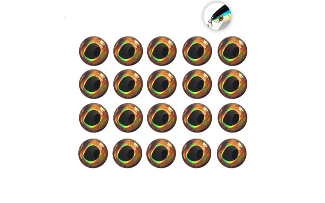 Fishing Lure Eyes 3mm-12mm 3d Lure Bait Lifelike Animal Colorful Flying Eyes For Diy Artificial Hard Bait Lure
