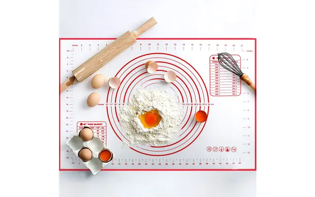Fleet 40x50cm 0.40mm Thick Double-sided Non-stick Eco-friendly Disposable Silicone Pastry Mat Oven Dishwasher Safe Bakin
