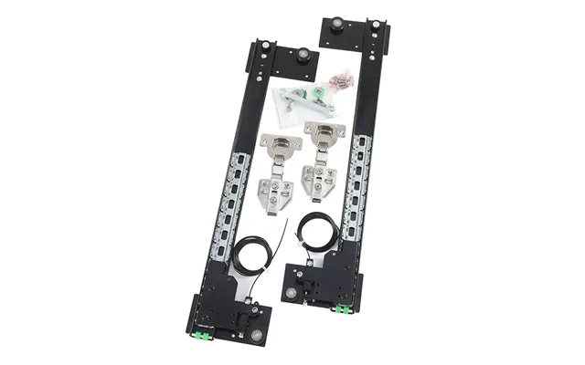 Folding Hidden Swing Door Hardware Steel Ball Bearing Concealed Sliding Rail System