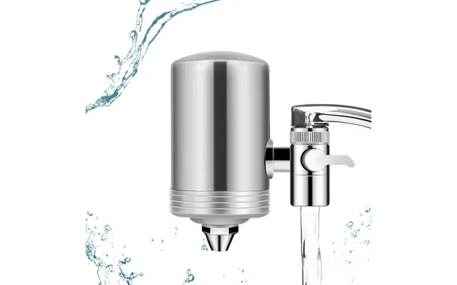 Full Stainless Steel Tap Faucet Water Filter Purifier With Nano Filtration Cartridge System Oem