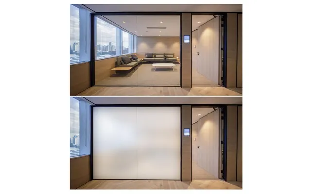 Gaoming Self-adhesive Building Window Frosted Glass Film Dim Matte Foil Invisible Privacy Etched Glass Window Film