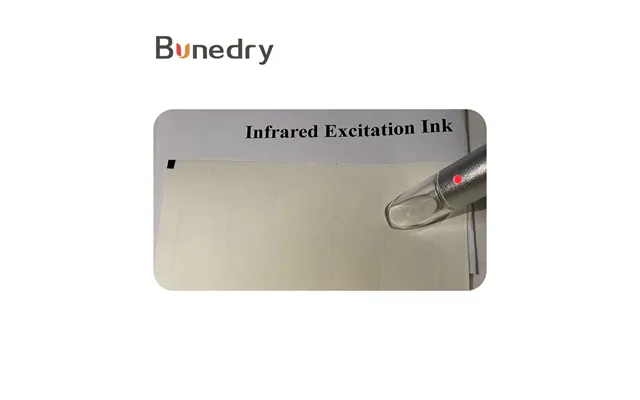 Green Infrared Excitation Security Screen Printing For Ink Compatible With Red For Ink For Security Applications