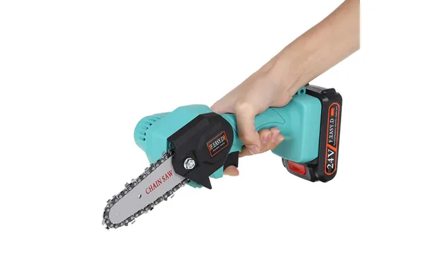 Handheld Mini 4-inch Cordless Rechargeable Electric Chainsaw Garden Chain Saw
