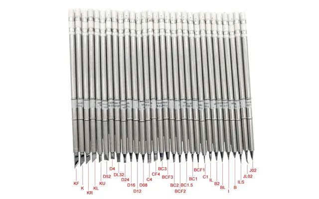 Handif Series T12-jl02 Ils Ku Lead-free Copper Soldering Tips Fx951 T12 Fx-952 Rohs Certified Slip-on Connection For