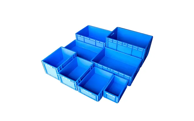 Hdpp Stackable Europe Standard Workshop Factories Transport Use Square Solid Box Custom Logo Plastic Eu Crate