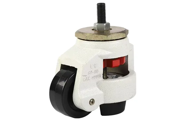Heavy-duty Footmaster Gd-80s Leveling Casters Nylon Wheels Adjustable Load Capacity 500kg Swivel Threaded Caster