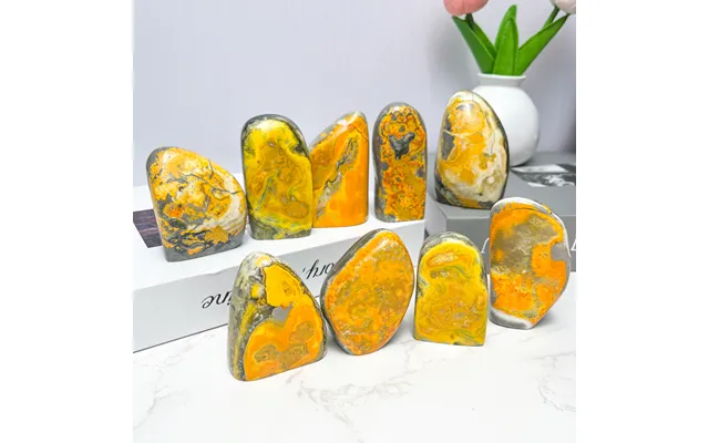 High Quality Natural Healing Polished Crystal Bumblebee Jasper Freeform Gem Stone Ornament For Gift