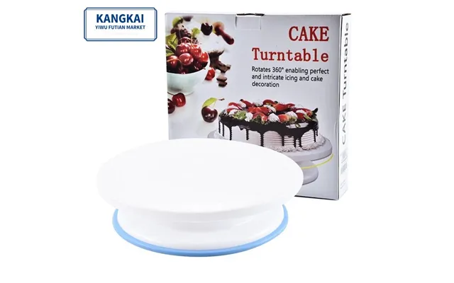 High-quality Baking Accessories Cake Decorating Supplies Kit White Plastic Decorating Turntable Tools Rotating Cake Deco