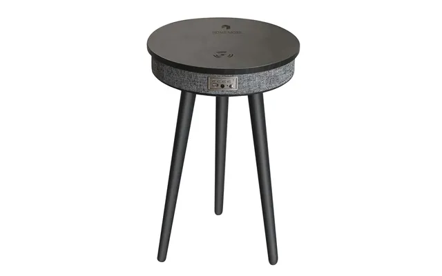 Homemore Black Smart Coffee Table Furniture Wireless Smart Charging Speaker Coffee Table