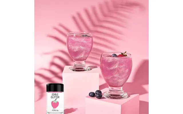Hot Pink Edible Luster Dust Light Color Edible Glitter For Cake Decoration Drink