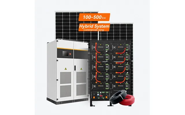 Hot Popular Sale 30kwh 50kwh 100kwh 150kwh Hybrid Solar Power Energy System Lithium Battery For School Factory