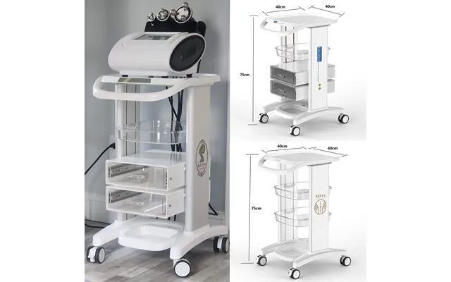 Hot Sale Acrylic Spa Aesthetics Clinic Beauty Salon Equipment Trolly Picosecond Laser Machine Trolley Carts