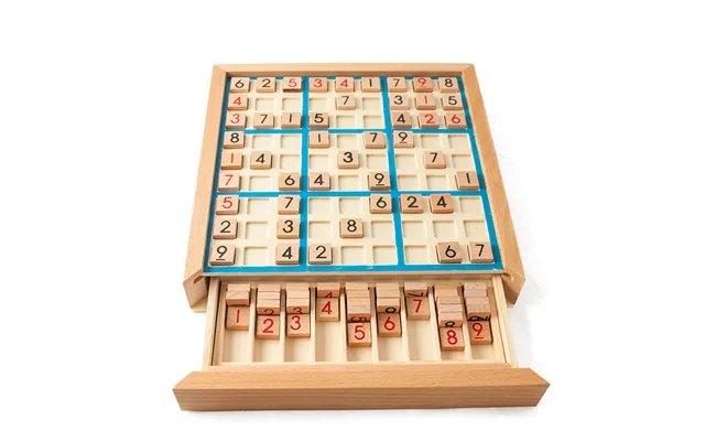 Hot Sale Children Wooden Logic Sudoku Play Chess Game Montessori Educational Math Learning Toys For Kids