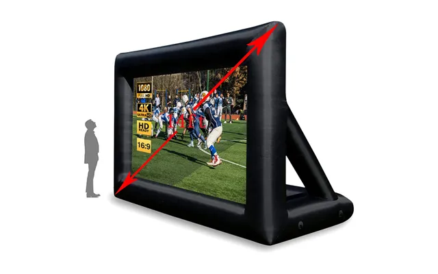 Hot Sale Outdoor Inflatable Movie Screen Inflatable Rear Projector Screen For Cinema