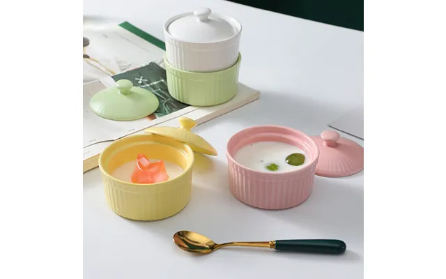Hot Selling Ceramic Baking Bowl With Lid Ceramic Bowl For Home Oven Special Ceramic Baking Bowl