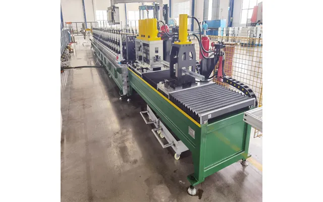 Hrf Solar Panel Supporting Channel Roll Forming Machine With Plc & Gear Drive Automatic Control High Productivity
