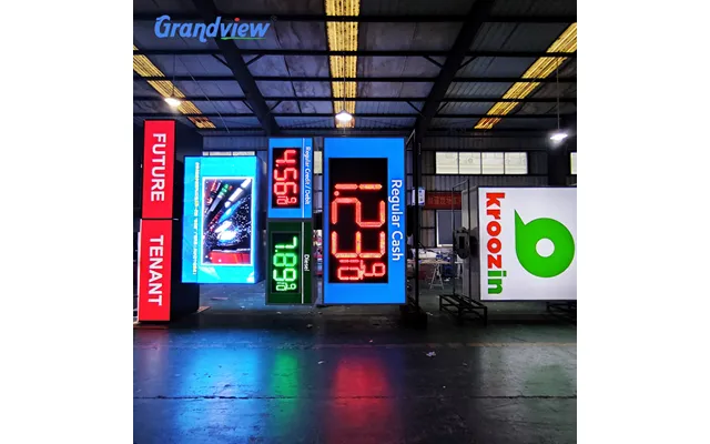 Illuminated 3d Pylon Sign Free Standing Directional Signage