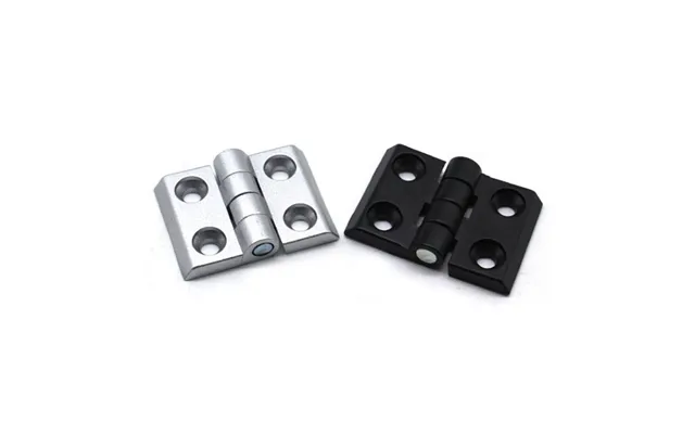 Industrial Adjustable 3040 Zinc Alloy Cabinet Door Hinge Silver Black For Kitchen Outdoor Workshop Warehouse Equipment W