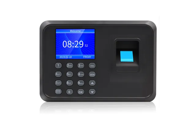 Intelligent Biometric Fingerprint Password Attendance Machine Employee Checking-in Recorder Time Clock