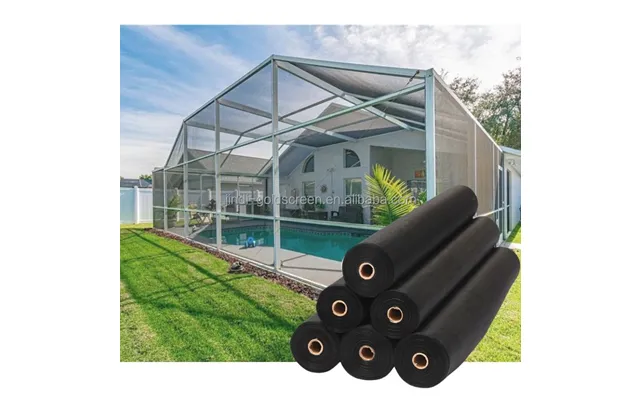 Jindi 60inx100 Ft Roll 18x14 Mesh Black Charcoal Pool Patio Screen For Enclosure