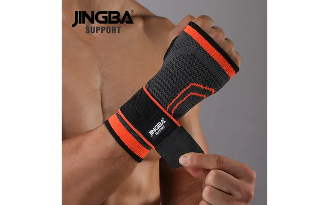 Jingba Factory Sale Oem High Weightlifting Protect Palm Wristbands Sports Fitness Protection Wrist Hand Support For Gym 