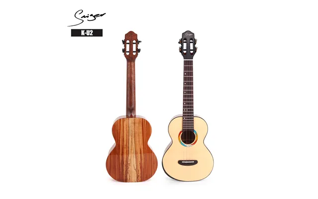 K-u2 Smiger 2021 New Custom Design Wholesale Price High Grade Glossy Wooden Body Solid Koa Tenor Ukulele