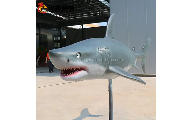 L 1.5m Customize Size Sea Animal Model Animatronic Shark Realistic Fish