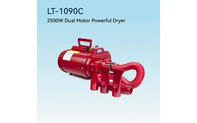 Lan Tun Lt-1090c Dual Motor Dog Dryer 4 Stage Wind Speed Blower