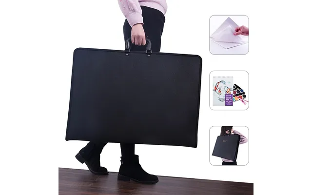 Large A3 48x37 Hard Cover Pp Waterproof Art Portfolio Presentation Ring Binder And Painting Storage Bag For Filing Produ