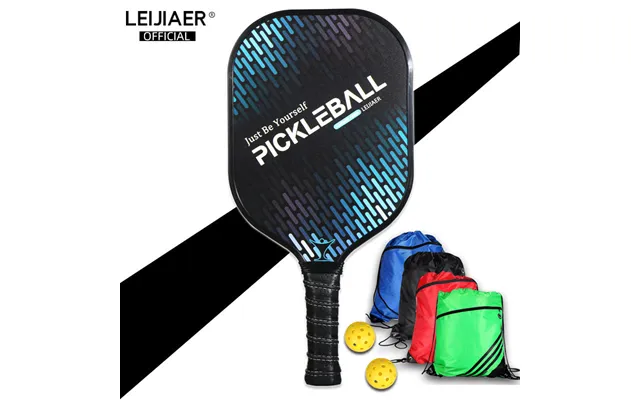 Leijiaer Best Selling Pickleball Racket Pickle Ball Court Cushion Graphite Carbon Fiber Graphite Pickleball Paddles