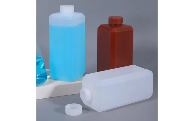 Liquid Sample Bottle 20g 30g 40g 60g 100g 500g Square Thickened Plastic Container Super Sealed